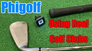 Phigolf Using Real Golf Clubs [upl. by Clapp739]