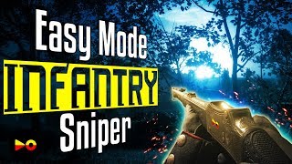 Battlefield 1 Easy Mode Infantry Sniper  Martini Henry Guide How To  Tips and Tricks [upl. by Ardnaed]