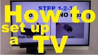 How to set up a TV [upl. by Mcdowell]