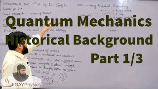 L11 Introduction to quantum mechanics historical background [upl. by Aniehs]