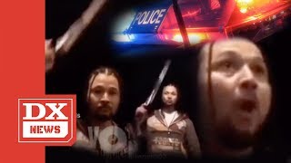 Bizzy Bone Tries To Scare 21 Savage amp Migos On IG Live With A Shotgun And Police Show Up At His Door [upl. by Aletta922]