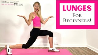 Lunges For Beginners  How To Do A Lunge Without Pain [upl. by Ahtilat42]