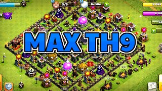 Clash Of Clans  MAX TOWN HALL 9 BASE [upl. by Yniattirb]