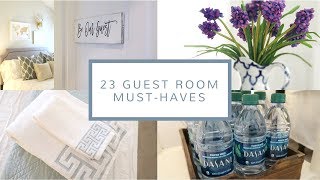 23 Guest Room MustHaves  House Guest Prep [upl. by Bohannon647]