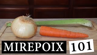 How To Cut Mirepoix for the Beginner Drunk Cook [upl. by Navek]