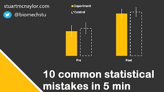 Ten Statistical Mistakes in 5 Min [upl. by Siari]