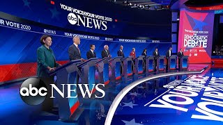 Democratic candidates debate Opening statements l ABC News [upl. by Ednalrym]