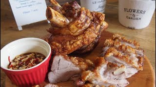 SUPER Easy CRISPY Pork Knuckle SECRET Recipe Revealed Oven Baked • Simple Pork Recipe [upl. by Nawor]