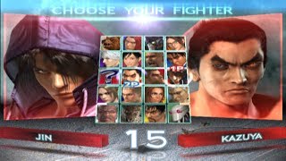 Tekken 4 All Characters PS2 [upl. by Kries]