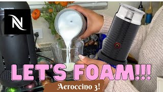 How To Foam Milk With Aeroccino 3 Make Coffee With Foam Tips amp Tricks  Easy Foamed Latte Recipe [upl. by Proud534]