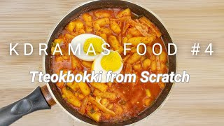 No Rice Flour  Wheat Tteokbokki from Scratch in LOCKDOWN  Kdramas Food Tteokbokki Recipe 4 [upl. by Margarethe422]