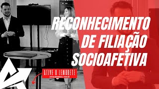 DIREITO DE FAMÍLIA Reconhecimento de filiação socioafetiva [upl. by Nolra]