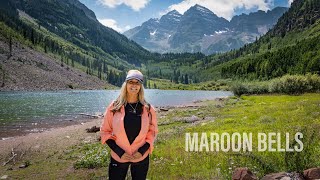 MOST BEAUTIFUL PLACE IN COLORADO  MAROON BELLS  ASPEN Colorado   INDEPENDENCE PASS [upl. by Rein]