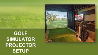 How to setup your projector for your golf simulator [upl. by Ballard565]