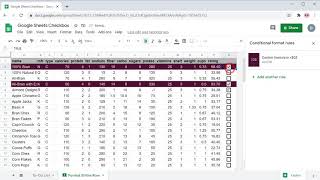 Google Sheets Checkbox  Apply Conditional Formatting across entire row [upl. by Atalante]