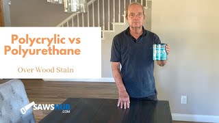 Polycrylic vs Polyurethane Over Wood Stain  Which Finish To Use [upl. by Harrow]