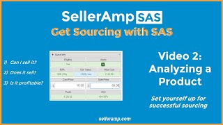 Get Sourcing with SAS Video 2 Analyzing a Product [upl. by Tyika]