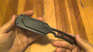 Knife Review  Smith And Wesson Tanto Neck Knife [upl. by Bean]