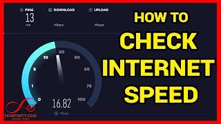 How to Check Your Internet SPEED [upl. by Leiuqese184]