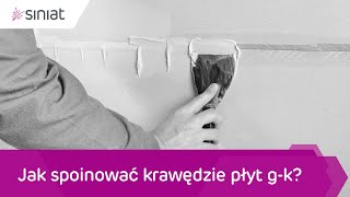 Jak spoinować krawędzie płyt gk [upl. by Hluchy583]