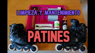 LIMPIEZA Y MANTENIMIENDO DE LOS PATINES [upl. by Nivrag879]