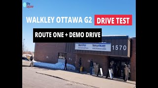 Ottawa G2 Driving Test Tips Complete Walkley Route 1 Guide Demo For FirstTime Pass  City Explorer [upl. by Carla118]