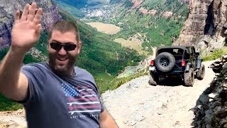 Black Bear Pass  Dangerous Shelf Road  Telluride Colorado [upl. by Kemme]