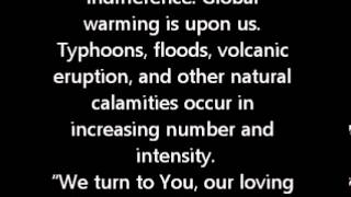 ORATIO IMPIRATA Prayer for Natural Calamities [upl. by Ferdinana539]