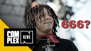 Trippie Redd Clears Up Whether His Use of 666 is About the Devil [upl. by Winikka455]