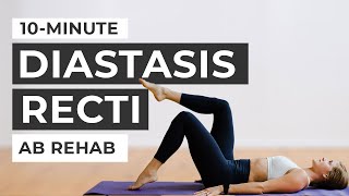 10 Minute Abs After Baby 8 Diastasis Recti Safe Ab Exercises [upl. by Julina]