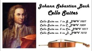 Johann Sebastian Bach  Cello suites in 432 Hz great for reading or studying [upl. by Onaicul]