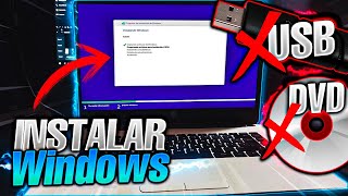 😎Tutorial Instalar Cualquier Windows sin MEMORIA USB ni DVD ⚡ [upl. by Gellman]