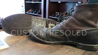 How i custom resoled Red Wing Boots [upl. by Fagen]