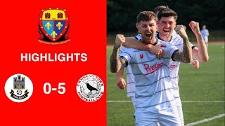 Caerleon 05 Cwmbrân Town  Gwent FA Senior cup  Quarter final highlights [upl. by Waldner]