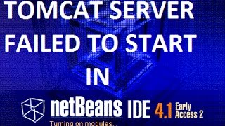 How To Solve quotTomcat Failed To Startquot problem of NetBeans IDE [upl. by Alliuqa]