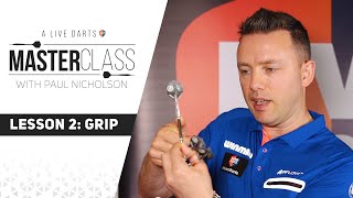 A Live Darts Masterclass  Lesson 2  How to grip your darts [upl. by Drofdarb]