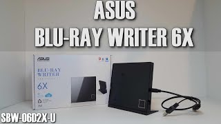 ASUS BluRay Writer SBW06D2XU UNBOXED [upl. by Sivar620]